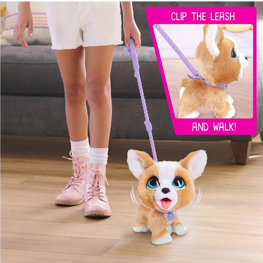 furReal Poop-A-Lots Corgi Interactive 8-inch Walking Plush Stuffed Animal